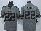 Nike Limited Minnesota Vikings #22 Smith Men's Stitched Gridiron Gray Jerseys,baseball caps,new era cap wholesale,wholesale hats